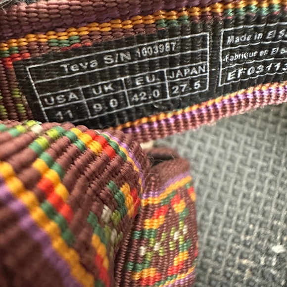 Teva Women's Original Universal Sandals  Size 11 - Picture 3 of 4